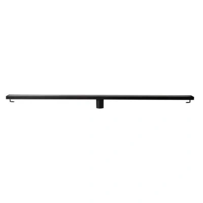 Alfi Brand Linear Grid Shower Drain In Matte Black