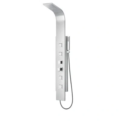 Alfi Brand Modern Stainless Steel Dual Function Fixed Shower Head Shower Panel In 2.75