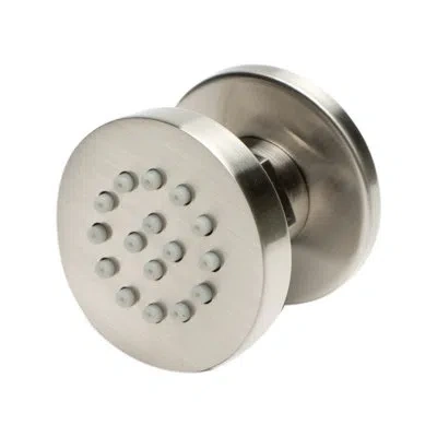 Alfi Brand Round Adjustable Shower Body Spray In Brushed Nickel