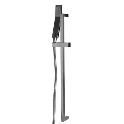 Alfi Brand Sliding Rail Hand Held Shower Head Set In Brushed Nickel