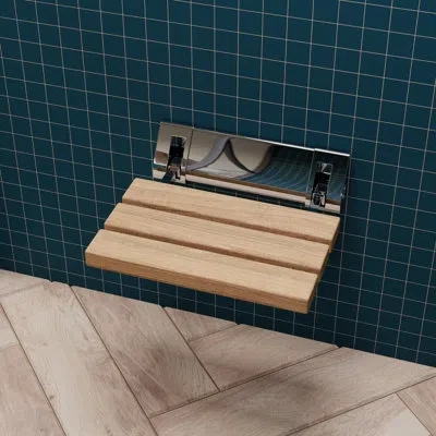 Alfi Brand Teak Wood Shower Seat
