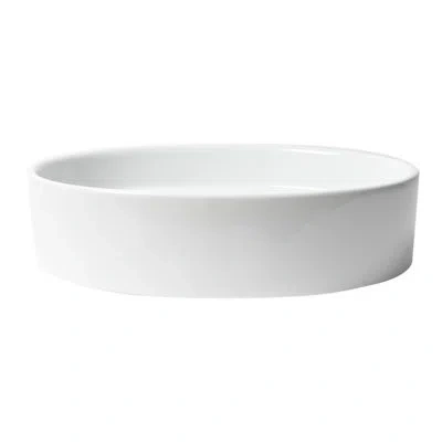 Alfi Brand White Oval Vessel Bathroom Sink