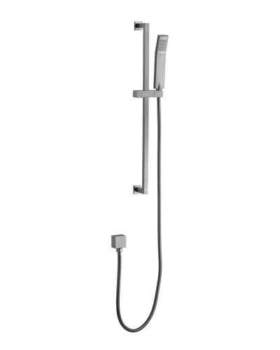 Alfi Sliding Rail Handheld Shower Head Set With Hose In Gray
