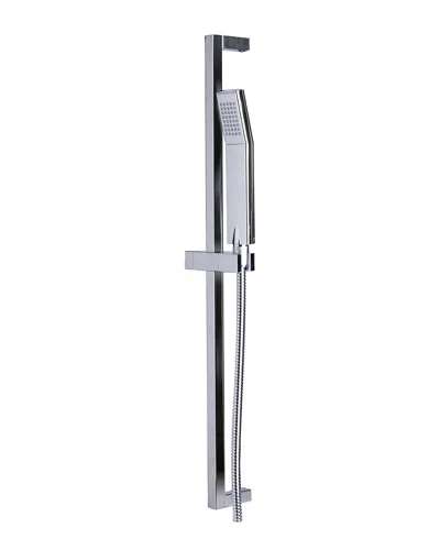Alfi Sliding Rail Handheld Shower Head Set With Hose In Gray