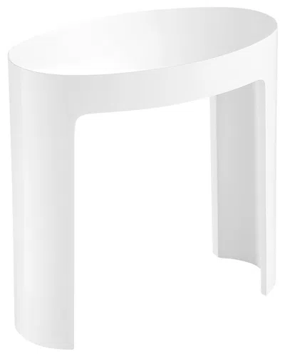 ALFI ALFI WHITE MATTE SOLID SURFACE RESIN BATHROOM/SHOWER STOOL