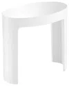 Alfi White Matte Solid Surface Resin Bathroom/shower Stool In White
