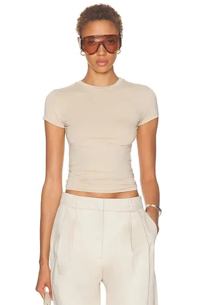 Alfie Crewneck Top In Sand