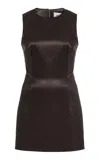 Alfie Exclusive Nori Satin Mini Dress In Brown