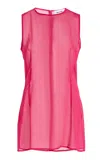 Alfie Exclusive Nori Satin Mini Dress In Pink