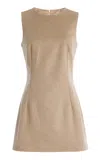 Alfie Exclusive Nori Wool-cashmere Mini Dress In Brown