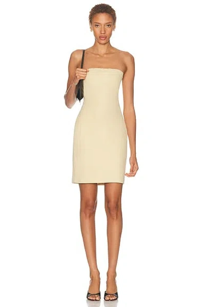 Alfie For Fwrd Bustier Dress In Sand
