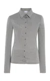 Alfie Le Polo Knit Shirt In Grey