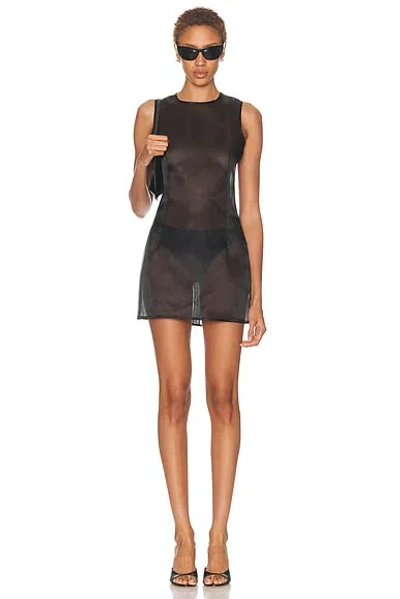 Alfie Mini Nori Dress In Black