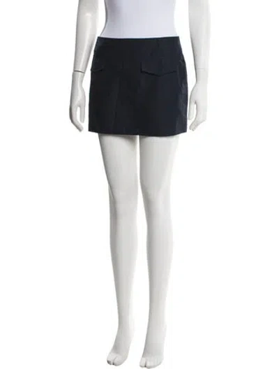Pre-owned Alfie Mini Skirt W/ Tags In Blue