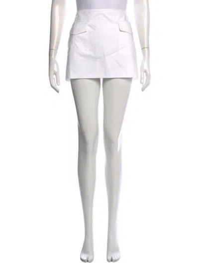 Pre-owned Alfie Mini Skirt W/ Tags In White