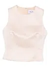 Alfie Nori Satin Tank Top In Neutral