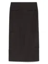 Alfie Valletta Midi Skirt In Brown
