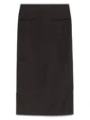 Alfie Valletta Midi Skirt In Brown