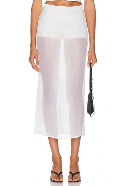 Alfie Valletta Skirt In White