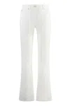 Alfieri &amp; St.john 5-pocket Straight-leg Jeans In White