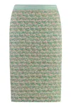 Alfieri &amp; St.john Boucle Knit Skirt In Multicolor