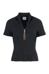 Alfieri &amp; St.john Cotton Blouse In Black