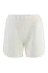 Alfieri &amp; St.john Knitted Shorts In Ivory