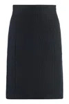 Alfieri &amp; St.john Knitted Skirt In Blue