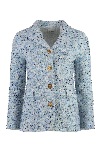 Alfieri &amp; St.john Tweed Blazer In Multicolor