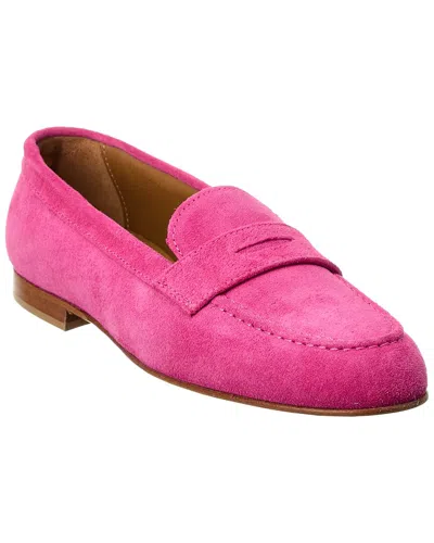 Alfonsi Milano Simona Leather Loafer In Pink