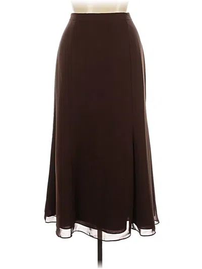 Pre-owned Alfred Angelo Formal Skirt In Brown
