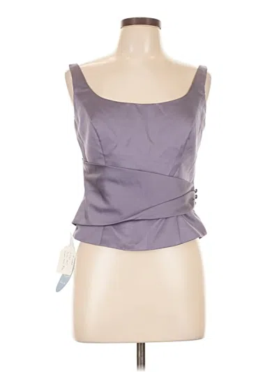 Pre-owned Alfred Angelo Sleeveless Blouse In Purple