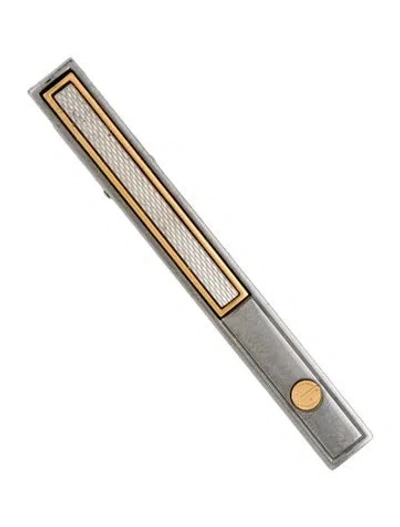Pre-owned Alfred Dunhill Two Tone Tie Clip In Multi
