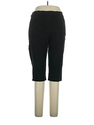Pre-owned Alfred Dunner Active Pants In Black