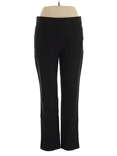 Pre-owned Alfred Dunner Active Pants In Black