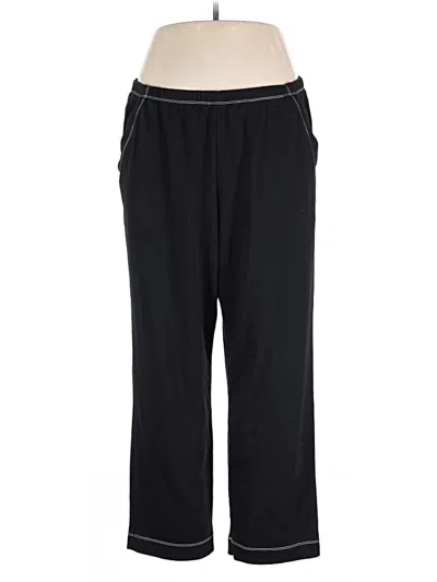 Pre-owned Alfred Dunner Active Pants In Black