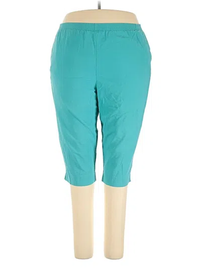 Pre-owned Alfred Dunner Active Pants In Blue