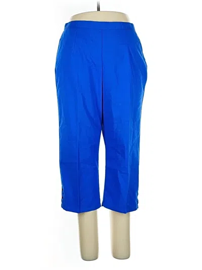 Pre-owned Alfred Dunner Active Pants In Blue