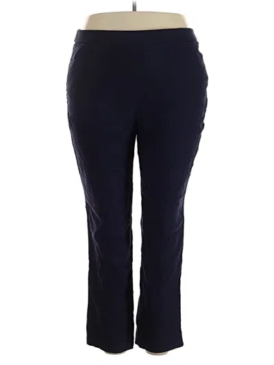 Pre-owned Alfred Dunner Active Pants In Blue