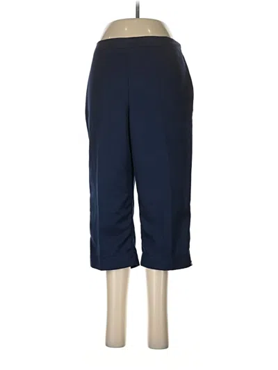 Pre-owned Alfred Dunner Active Pants In Blue