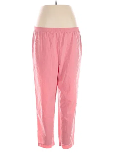 Pre-owned Alfred Dunner Active Pants In Pink