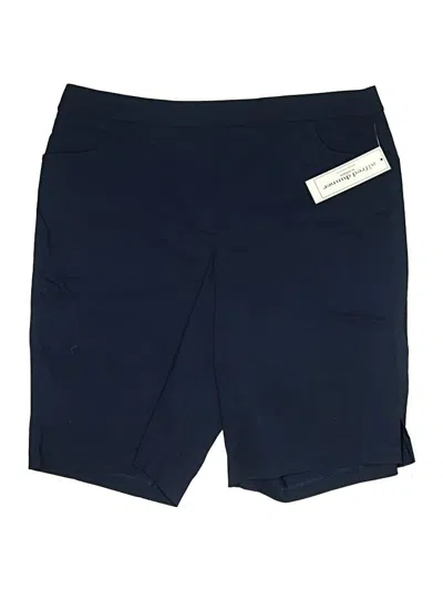 Alfred Dunner Athletic Shorts In Blue