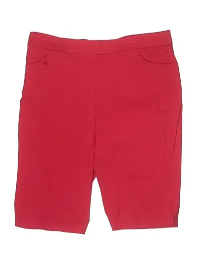 Pre-owned Alfred Dunner Athletic Shorts In Red