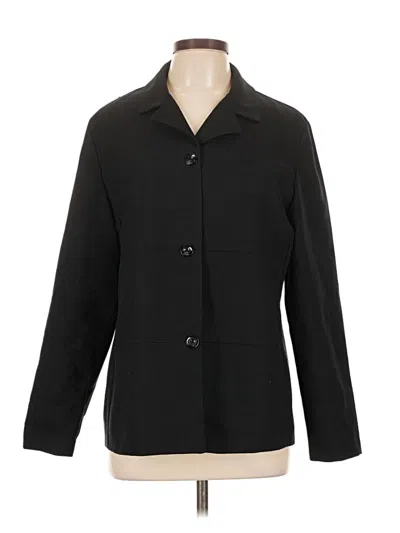 Pre-owned Alfred Dunner Blazer Jacket In Black