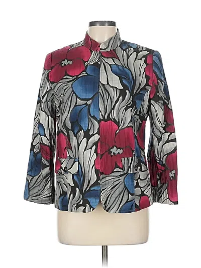 Pre-owned Alfred Dunner Blazer Jacket In Blue