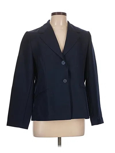 Pre-owned Alfred Dunner Blazer Jacket In Blue