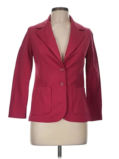 Pre-owned Alfred Dunner Blazer Jacket In Red
