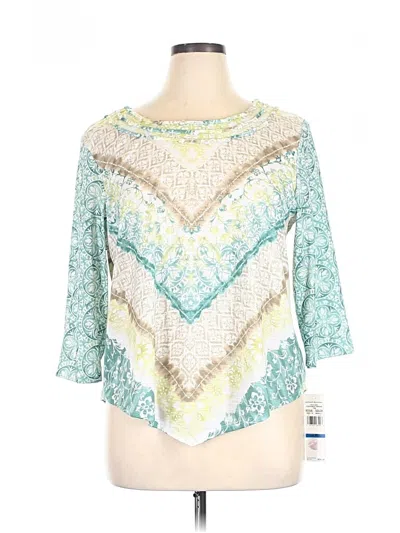 Alfred Dunner Cardigan Sweater In Multi