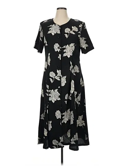 Pre-owned Alfred Dunner Casual Dress In Black