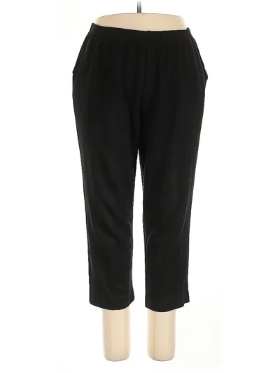 Pre-owned Alfred Dunner Casual Pants In Black